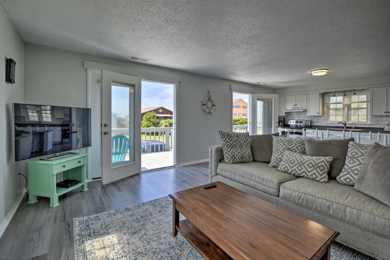 Oak Island Beach Abode With Deck Walk To Shore! Екстер'єр фото