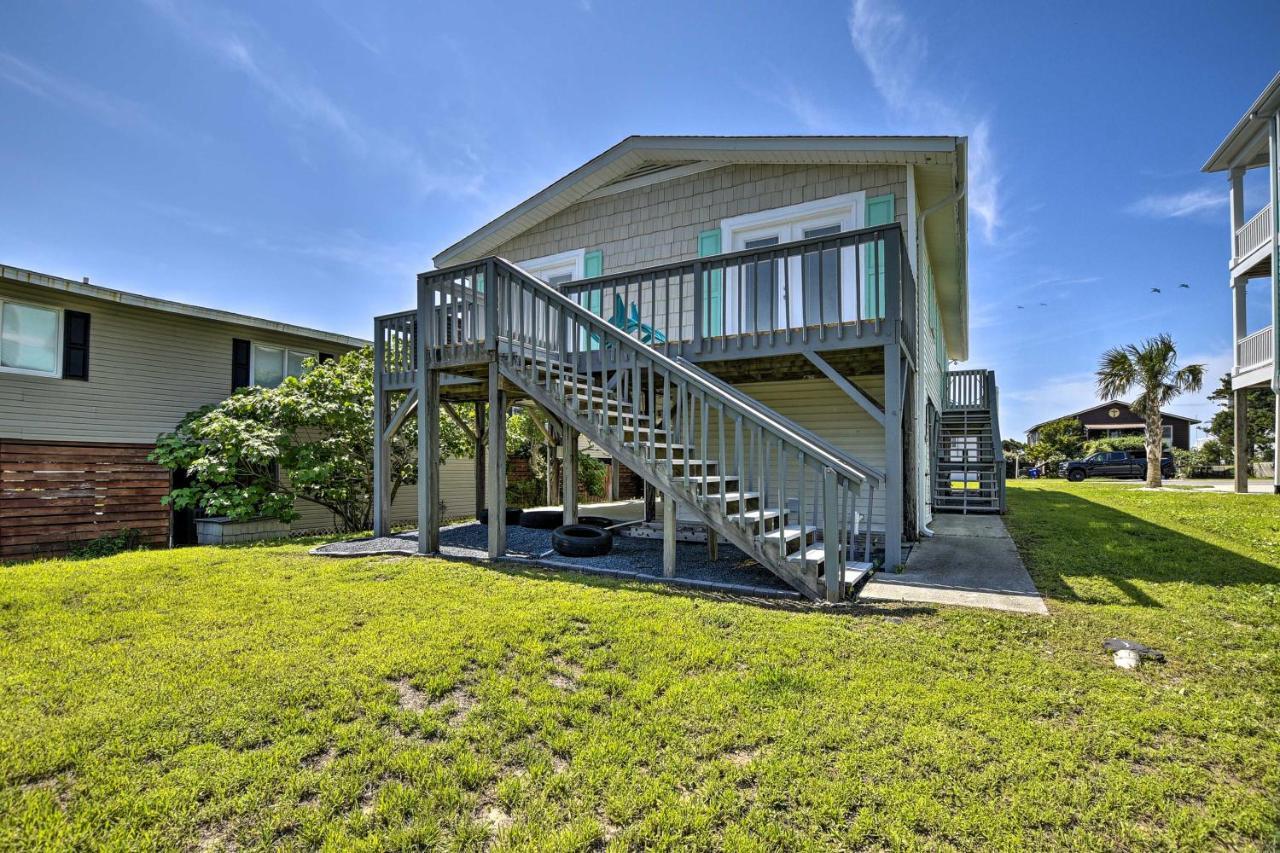 Oak Island Beach Abode With Deck Walk To Shore! Екстер'єр фото